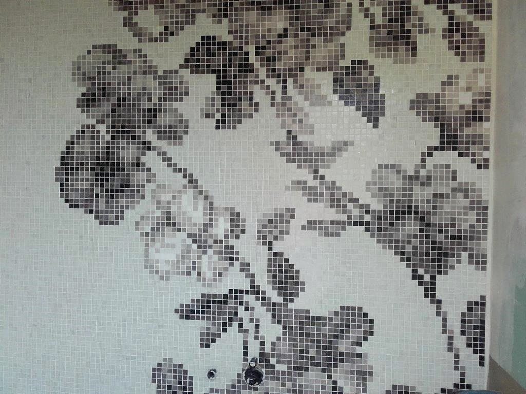 Bisazza mosaico floreale
