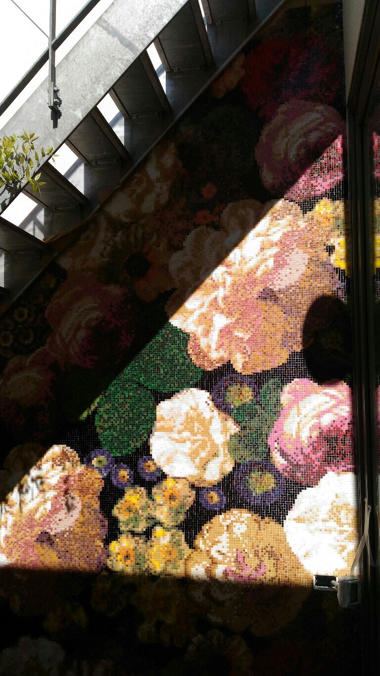 Mosaico floreale 10x10