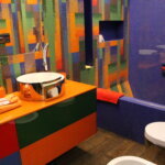Bagni rivestiti con il mosaico