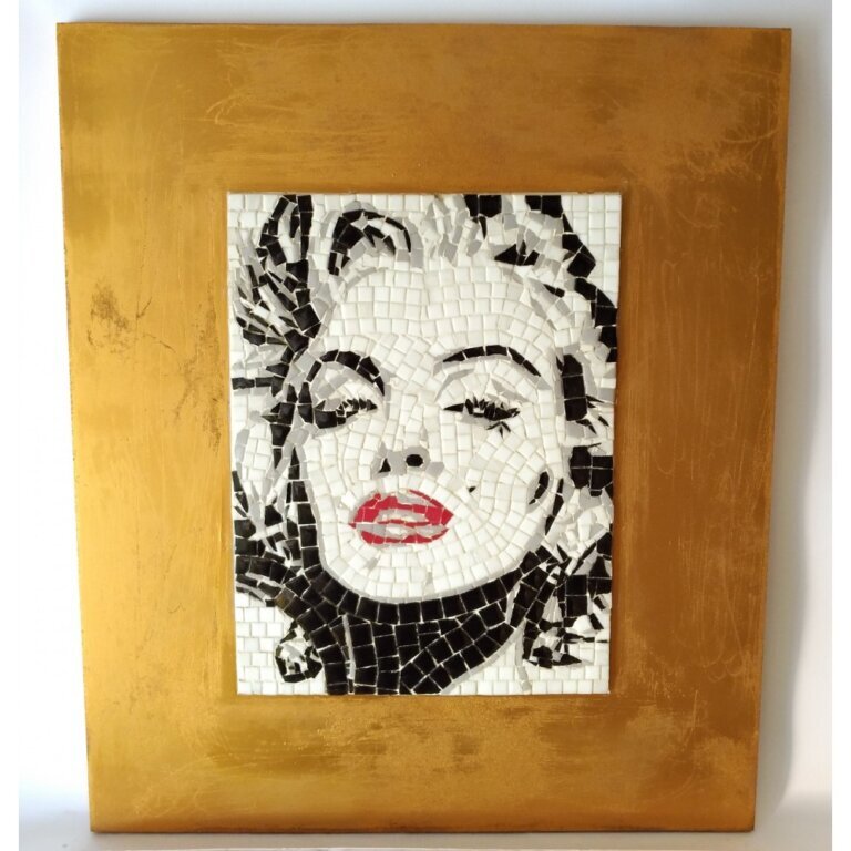 Quadro Marilyn Monroe in mosaico