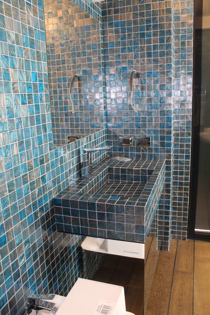 Lavabo bagno in mosaico Bisazza 50x50 mm