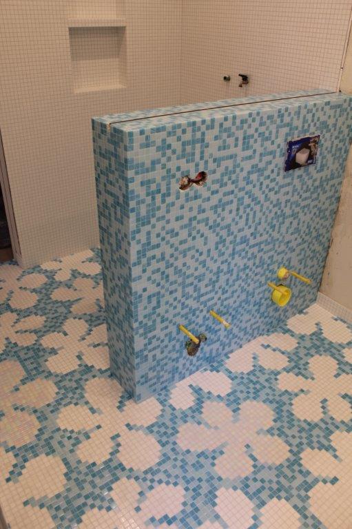 glass flowers new blue bisazza
