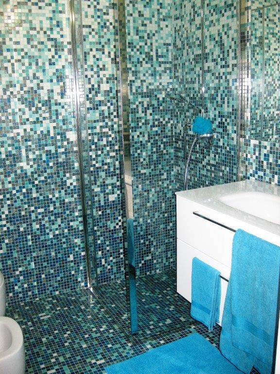 Mosaico azzurro Bisazza