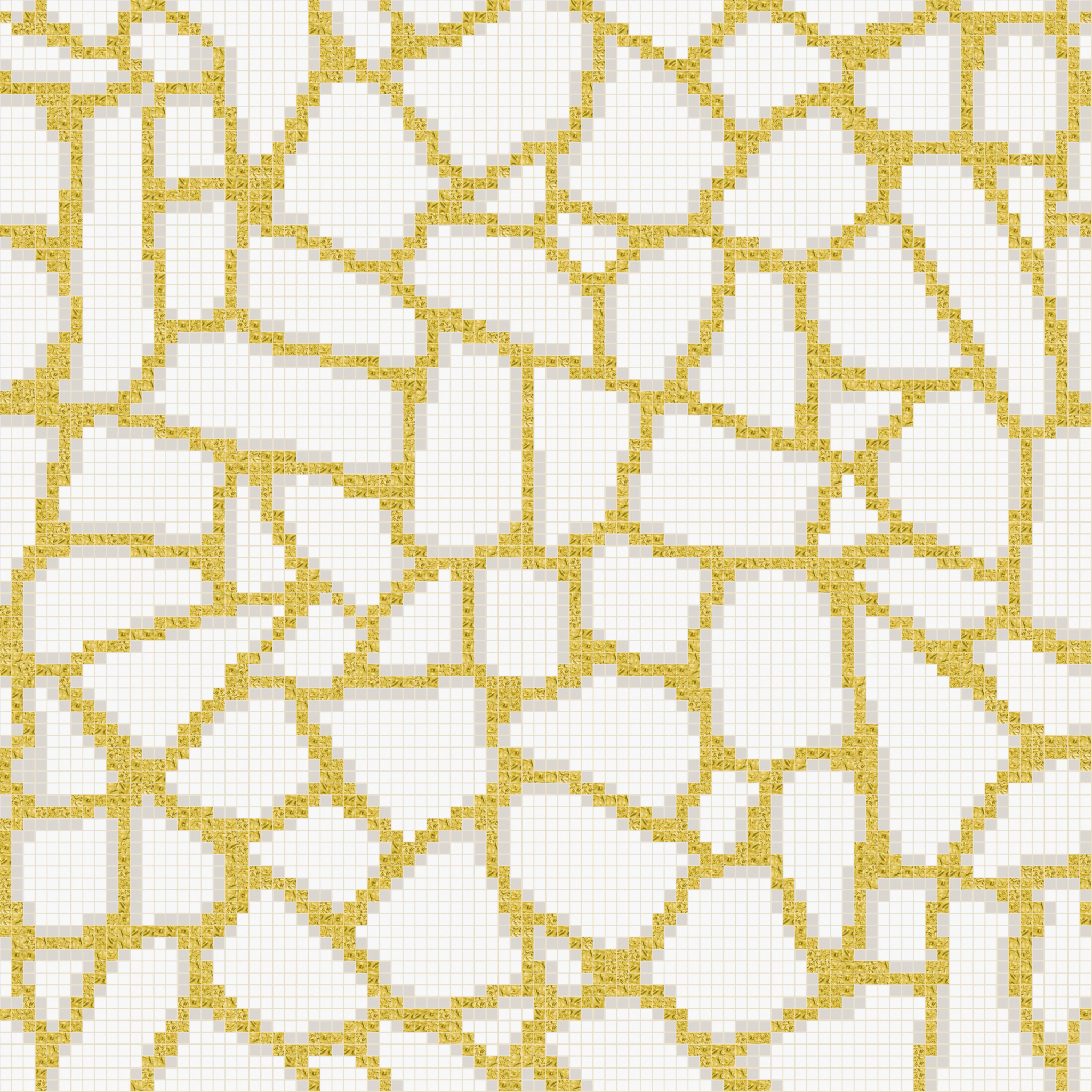 Mosaico Bisazza Fragment Gold