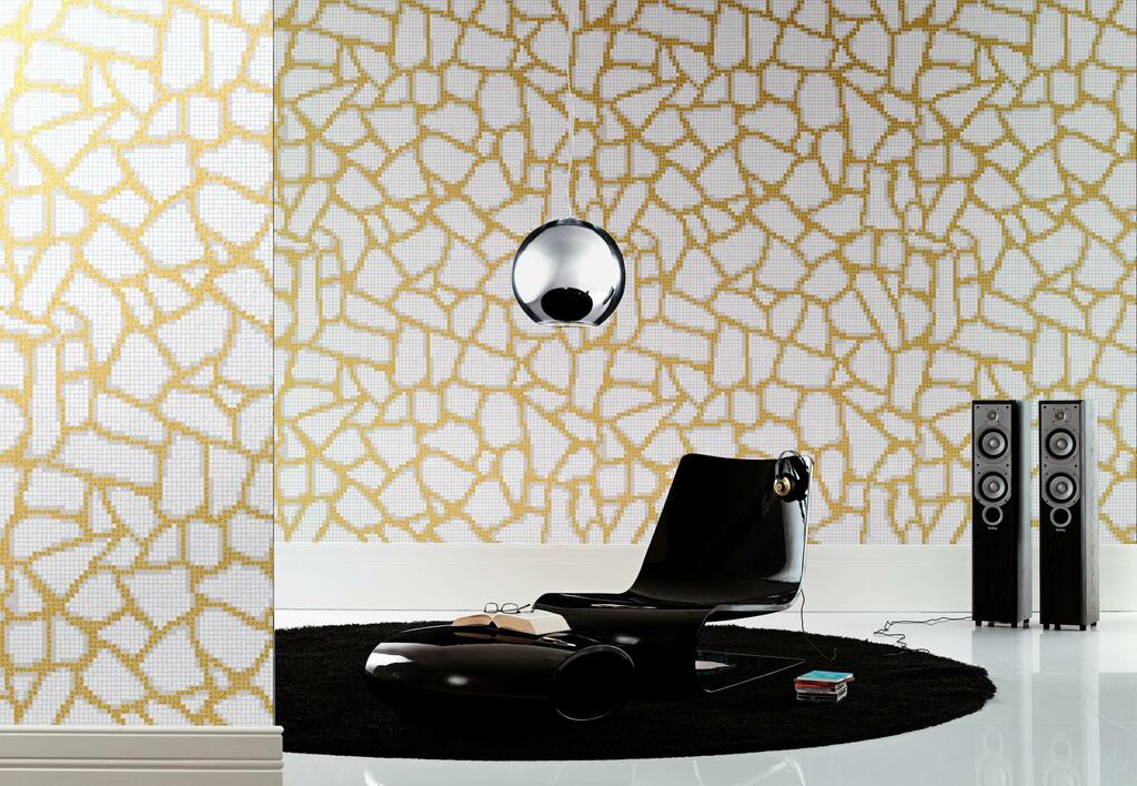 Mosaico Bisazza Fragment Gold