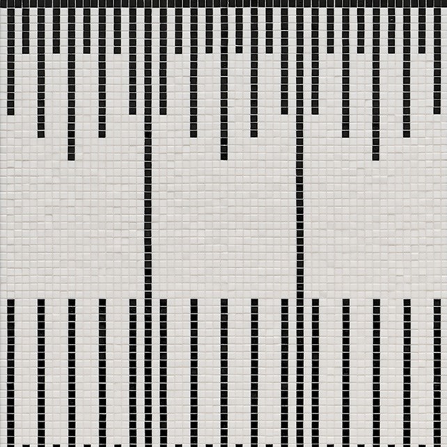 Mosaico Bisazza Decori Frange Positivo