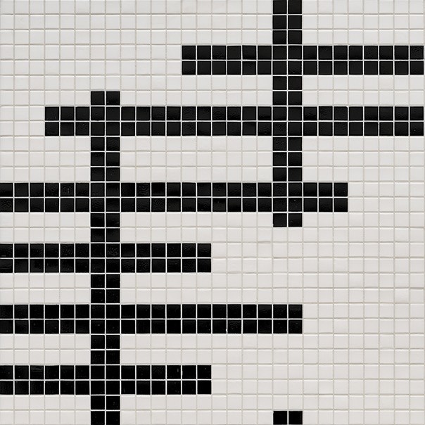 Mosaico Bisazza Decori Intrecci Positivo