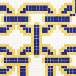 Mosaico Bisazza Luxe Chains Blue