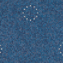 Mosaico Bisazza Luxe Flash Blue