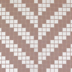 Mosaico Bisazza Luxe Twill Oro Bianco