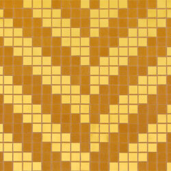 Mosaico Bisazza Luxe Twill Oro Giallo